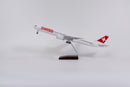 B777 SWISS - Scale 1/157 - 47CM -18.5in - Airplane Model