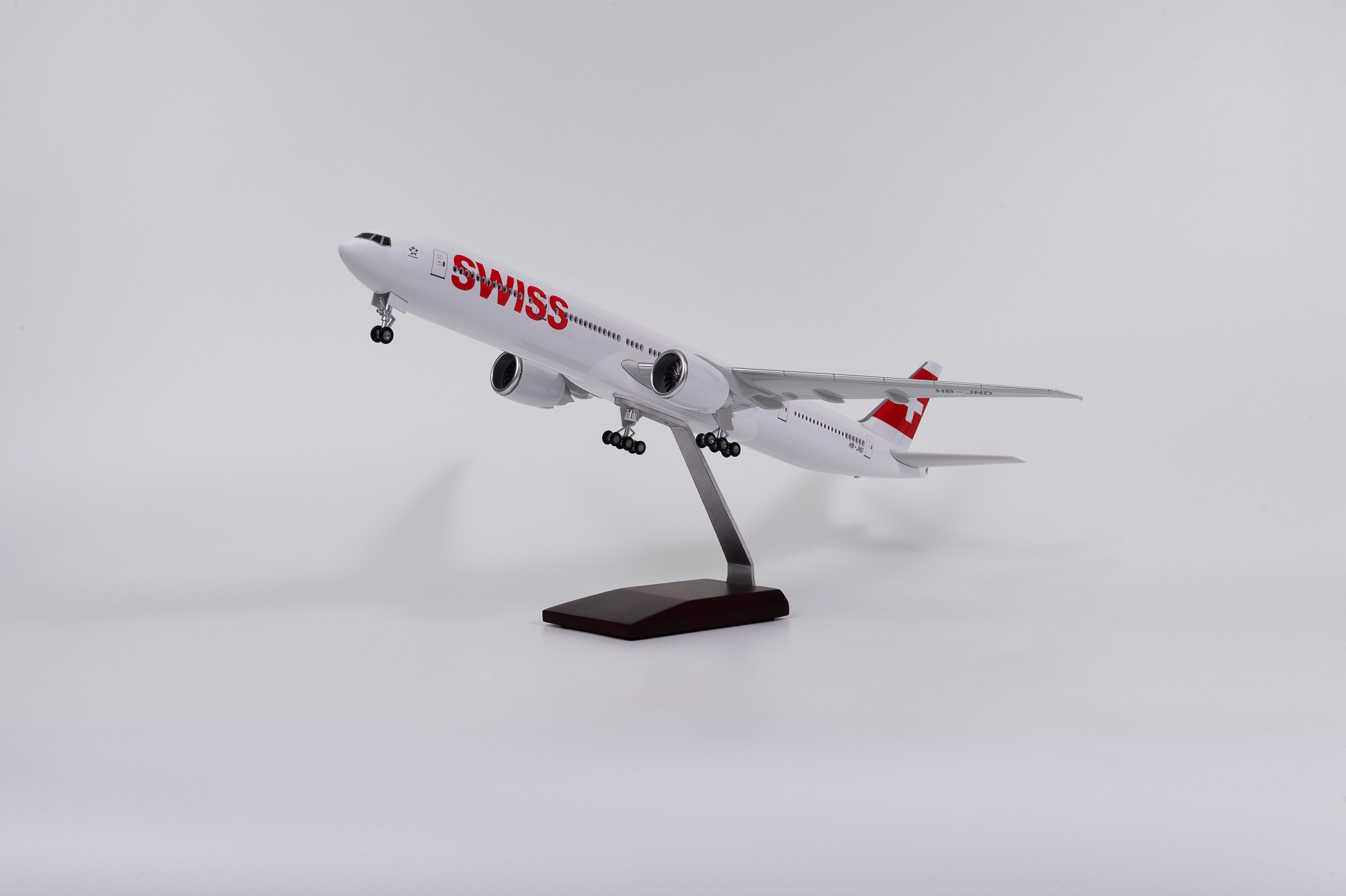 B777 SWISS - Scale 1/157 - 47CM -18.5in - Airplane Model