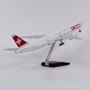 B777 SWISS - Scale 1/157 - 47CM -18.5in - Airplane Model