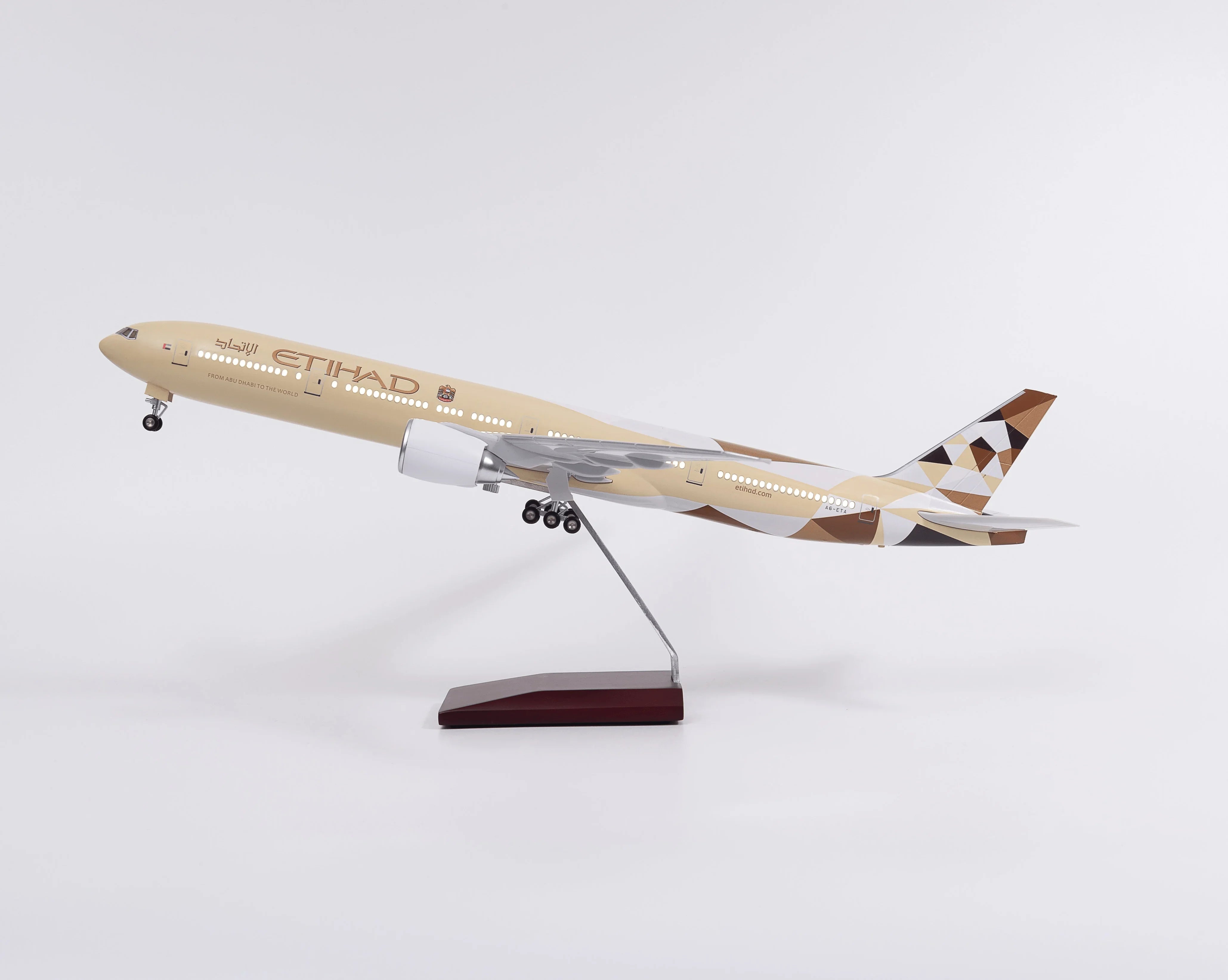 B777 ETIHAD - Scale 1/157 - 47CM - 18.5in - Airplane Model - Gallery 2