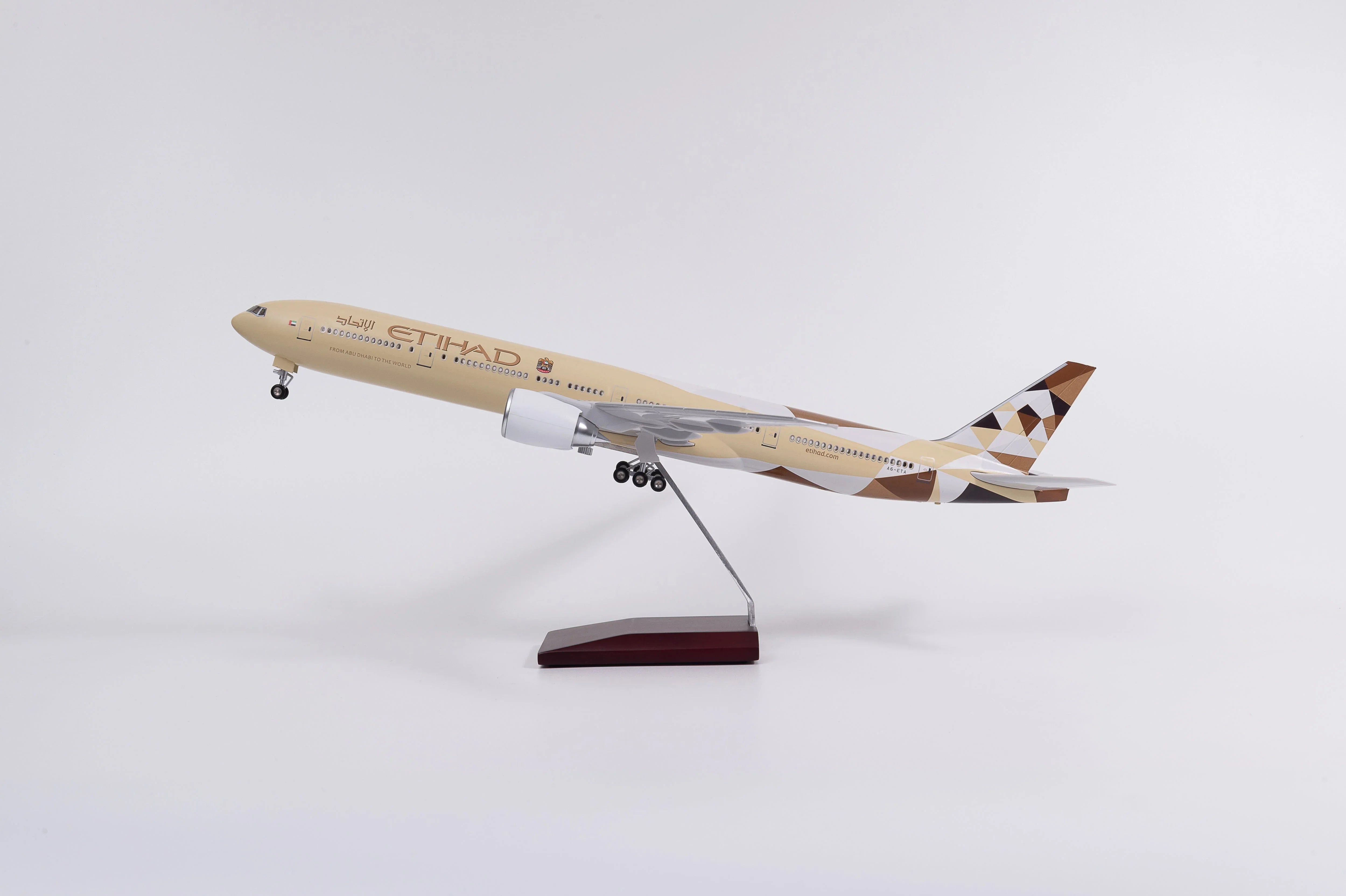 B777 ETIHAD - Scale 1/157 - 47CM - 18.5in - Airplane Model - Gallery 6