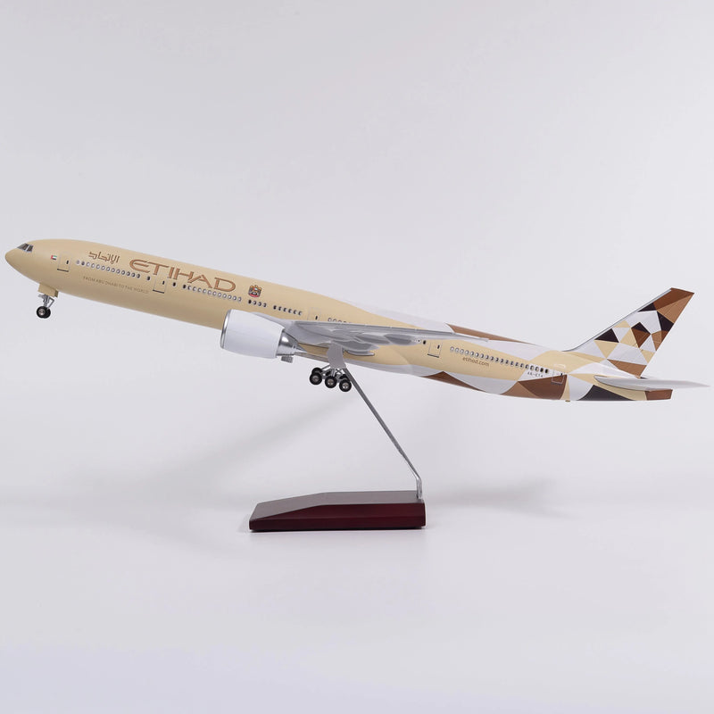 B777 ETIHAD - Scale 1/157 - 47CM - 18.5in - Airplane Model - Image 6