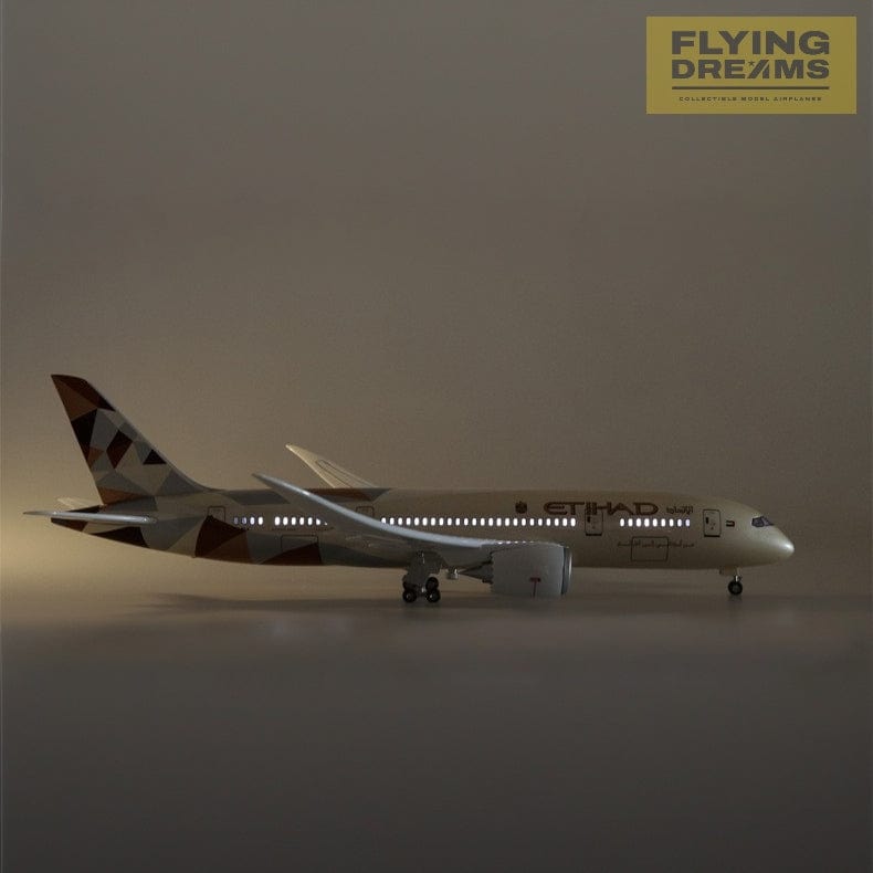 B787 Etihad - Escala 1/130 - 43cm - 16,9 pulgadas