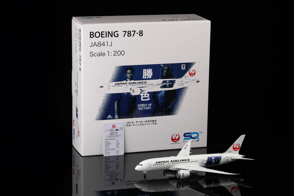Japan Airlines Boeing 787-8 JA841J “Spirit of Victory” – Scale 1:200 – SQ Wings – 28.35 cm