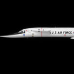 USF Valkyrie XB-70 BOMBER AIRPLANE MODEL NASA - L:29.87cm - Scale 1/200 - Thumbnail 1