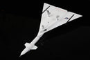USF Valkyrie XB-70 BOMBER AIRPLANE MODEL NASA - L:29.87cm - Scale 1/200