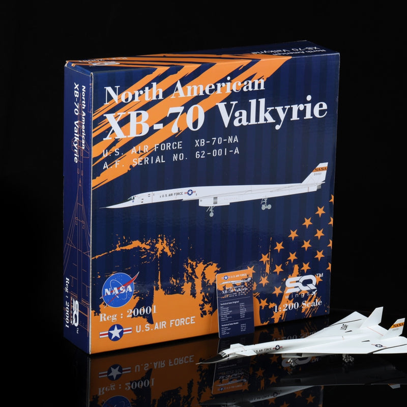 USF Valkyrie XB-70 BOMBER AIRPLANE MODEL NASA - L:29.87cm - Scale 1/200 - Image 10