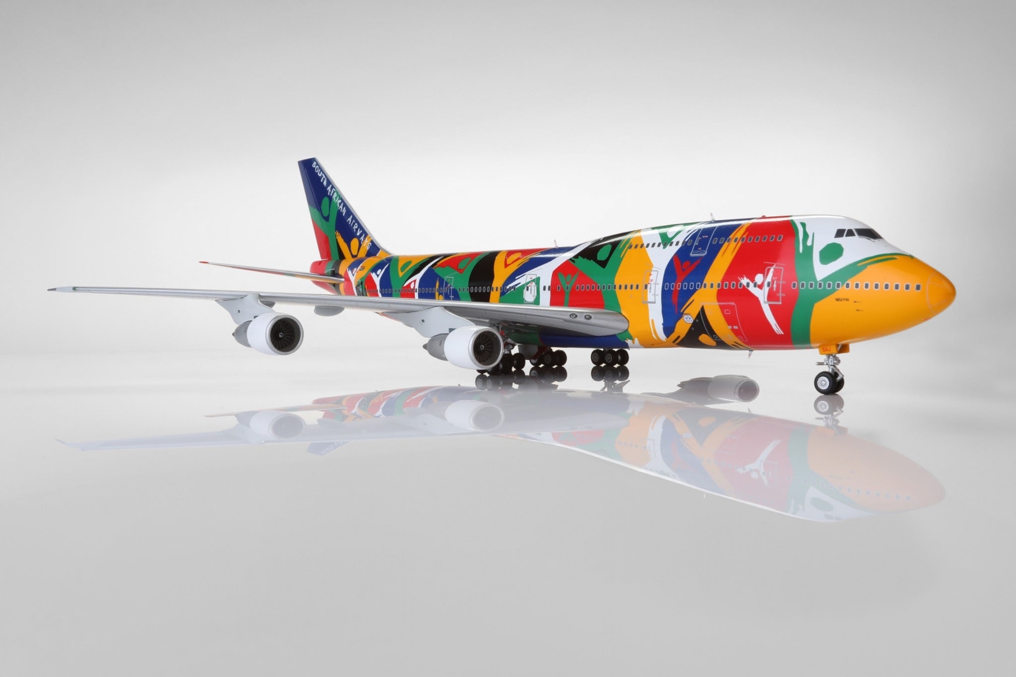 South African Airways B747-300 - 35.33 cm - Scale 1/200 - ZS