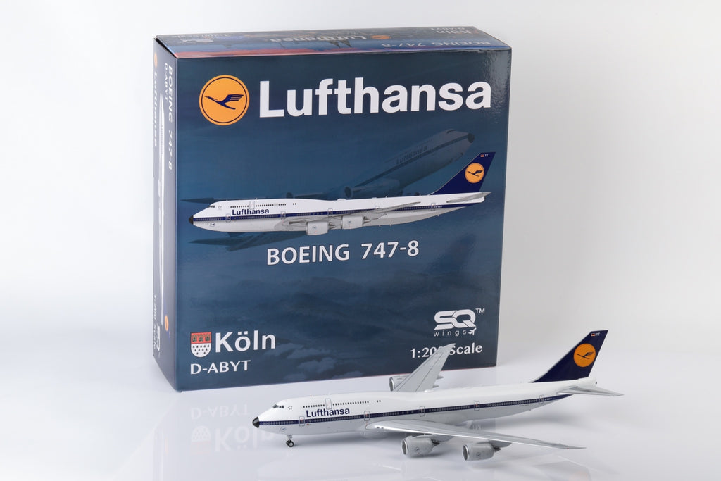 Lufthansa Boeing 747-8 D-ABYT – Scale 1:200 – SQ Wings – 34.25 cm