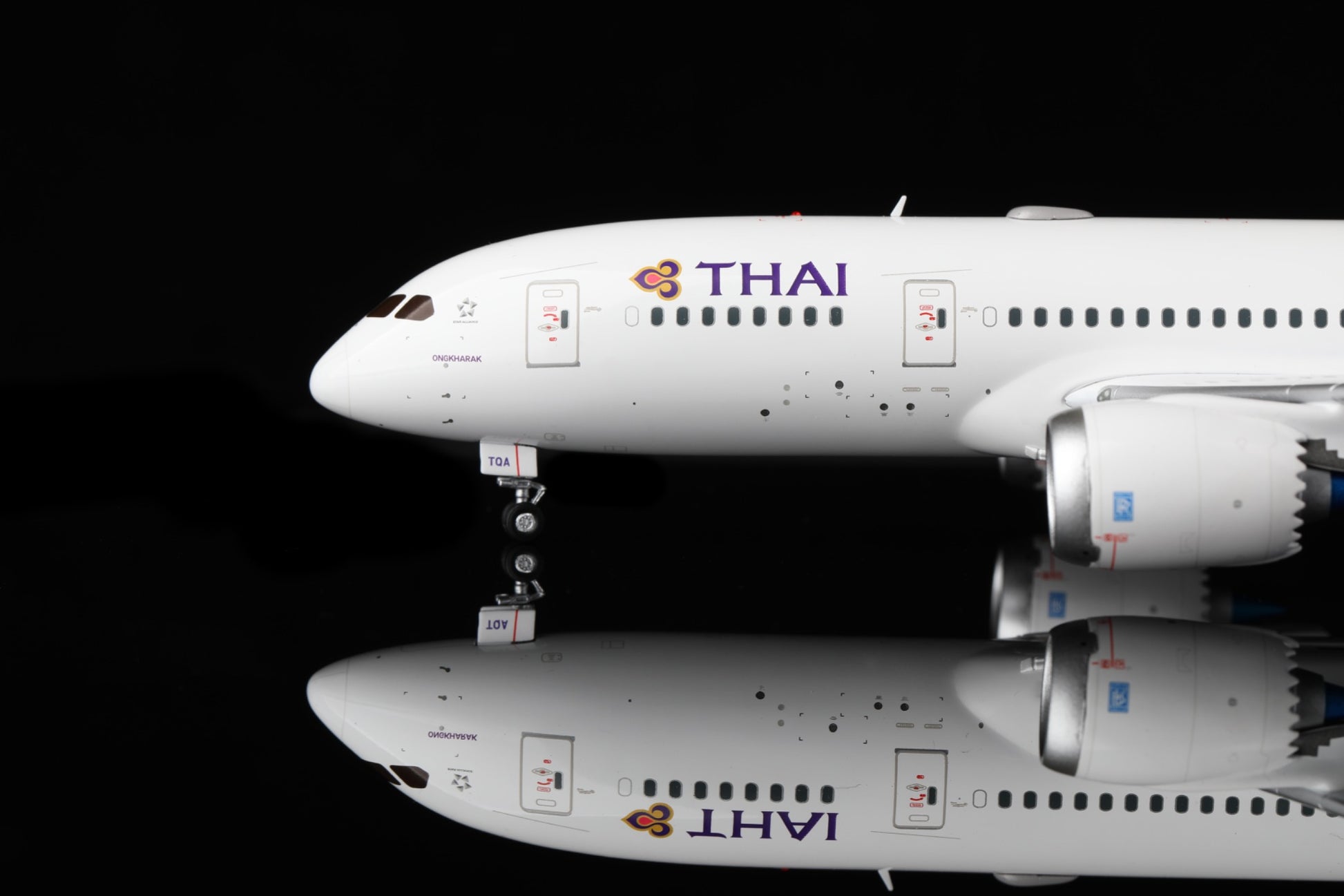 Thai Airways B787-8 HS-TQA – Scale 1:200 – SQ Wings – 28.35 cm