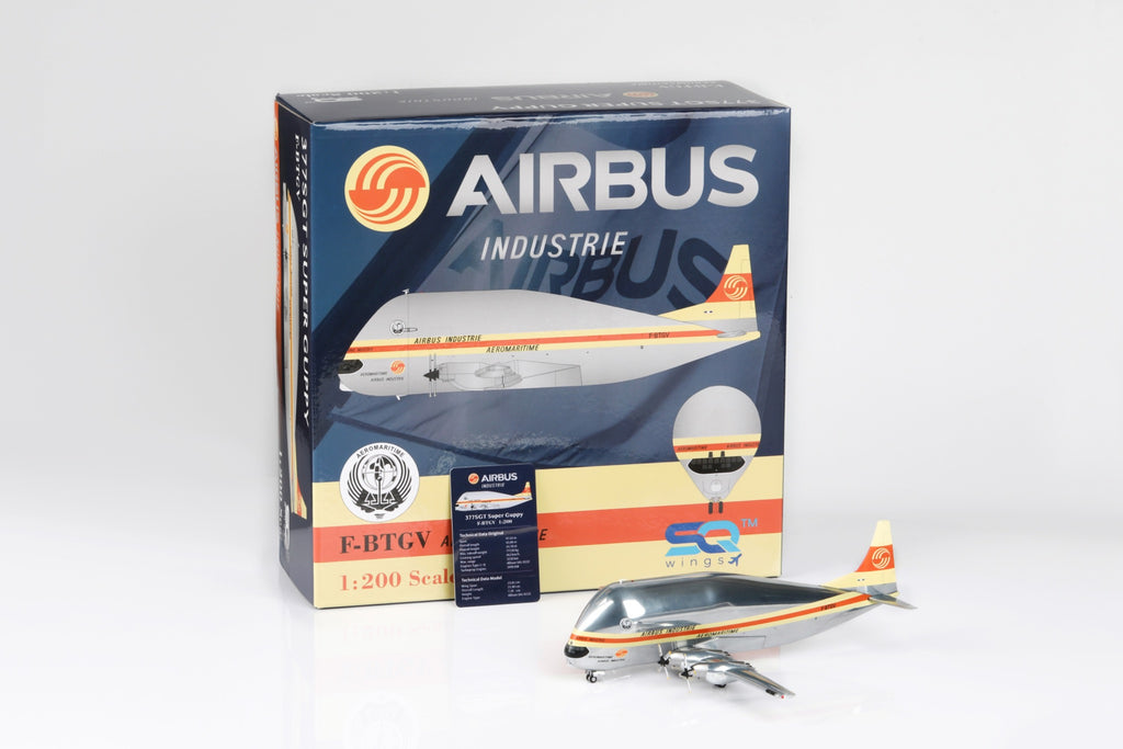 Airbus Industrie 377SGT F-BTGV – Scale 1:200 – SQ Wings – 21.9 cm