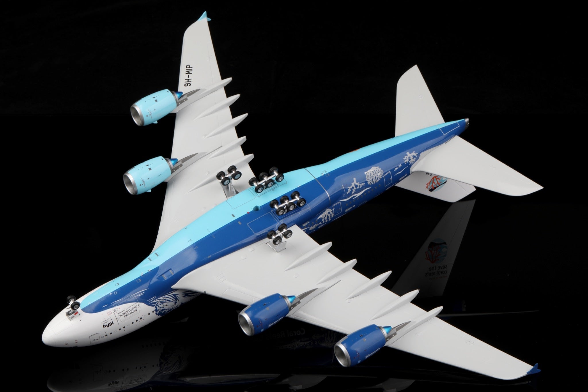 SQ Wings 1/200 Hifly A380 9H-MIP サンゴ礁保護 SQ Wings 1/200 Hifly A380 9H-MIP サンゴ礁保護