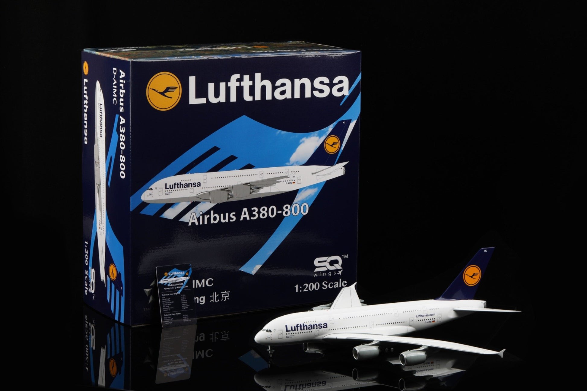 Lufthansa - A380 - D-AIMC - Peking - L2133 - 36.3cm -  Scale 1/200