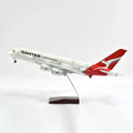 طائرة A380 تابعة لشركة طيران كانتاس - مقياس 1/160 - 47 سم - 18.5 بوصة - نموذج طائرة