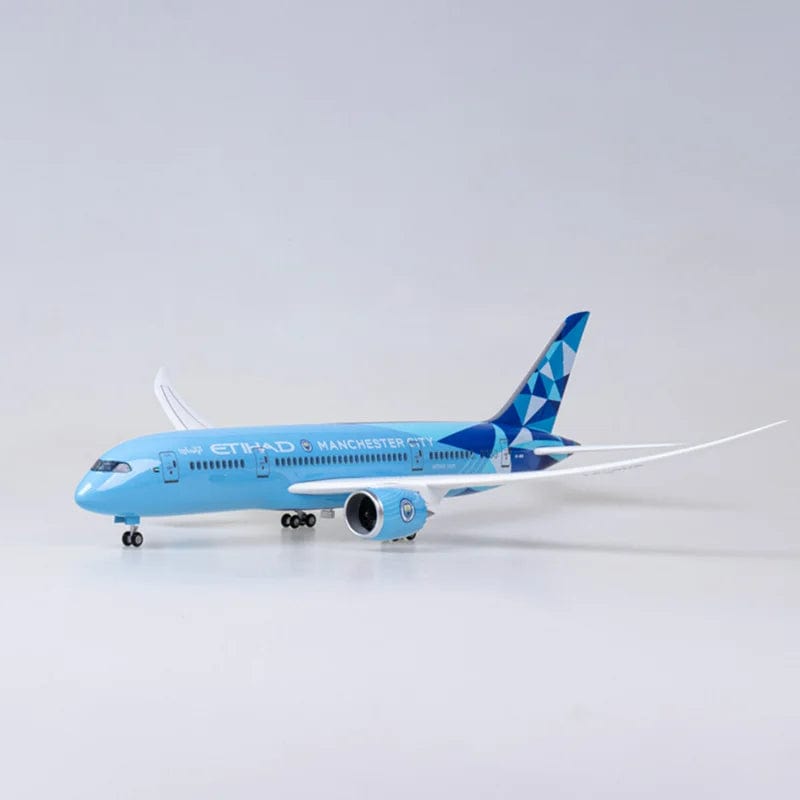 B787 Manchester City - Etihad - Scale 1/130 - 43cm - 16.9 in - Airplane Model