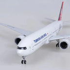 طائرة تركية من طراز B777 - مقياس 1/157 - 47 سم - 18.5 بوصة - نموذج طائرة