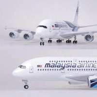 A380 Malaysia- Scale 1/160 - 47CM - 18,5 in - Airplane Model