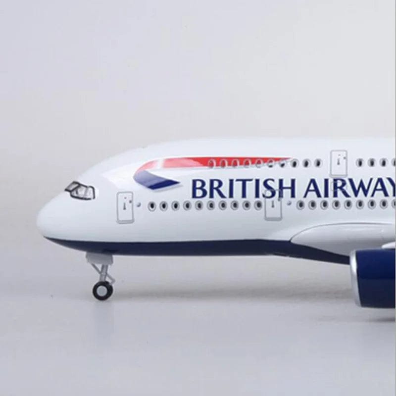 طائرة A380 البريطانية - مقياس 1/160 - 47 سم - 18.5 بوصة - نموذج طائرة
