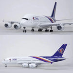 A380 Thai Airways - Scale 1/160 - 47CM - 18,5 in - Airplane Model - Thumbnail 1