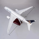 B787-9 United - Escala 1/130 - 43cm - 16.9 in