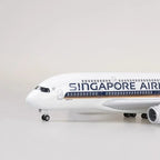 طائرة A380 سنغافورة - مقياس 1/160 - 47 سم - 18.5 بوصة - نموذج طائرة