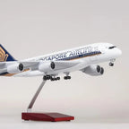 طائرة A380 سنغافورة - مقياس 1/160 - 47 سم - 18.5 بوصة - نموذج طائرة
