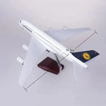 A380 Lufthansa - Scale 1/160 - 46cm - 18.5 in - Airplane Model - Thumbnail 4