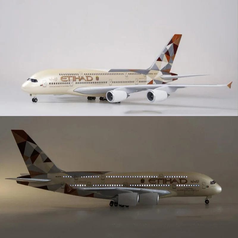 A380 Etihad - Scale 1/160 - 47CM - 18,5 in - Airplane Model