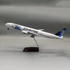 طائرة B777 مصر - مقياس 1/157 - 47 سم - 18.5 بوصة - نموذج طائرة
