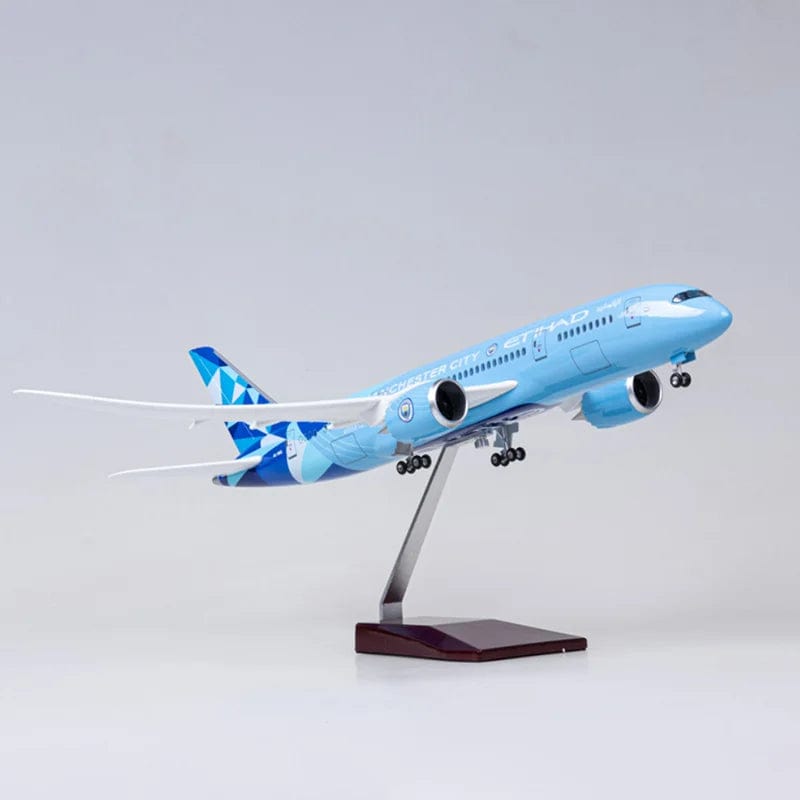 B787 Manchester City - Etihad - Scale 1/130 - 43cm - 16.9 in - Airplane Model