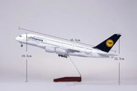 A380 Lufthansa - Scale 1/160 - 46cm - 18.5 in