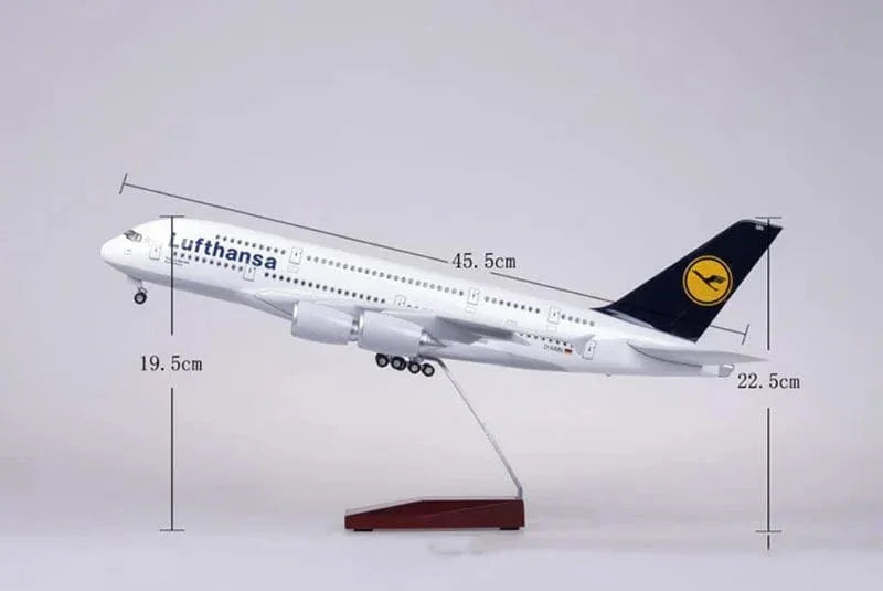 A380 Lufthansa - Scale 1/160 - 46cm - 18.5 in - Airplane Model - Image 6