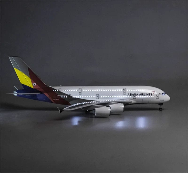 A380 Korean Asiana Airline - Scale 1/160 - 46cm - - Airplane Model 18.5 in