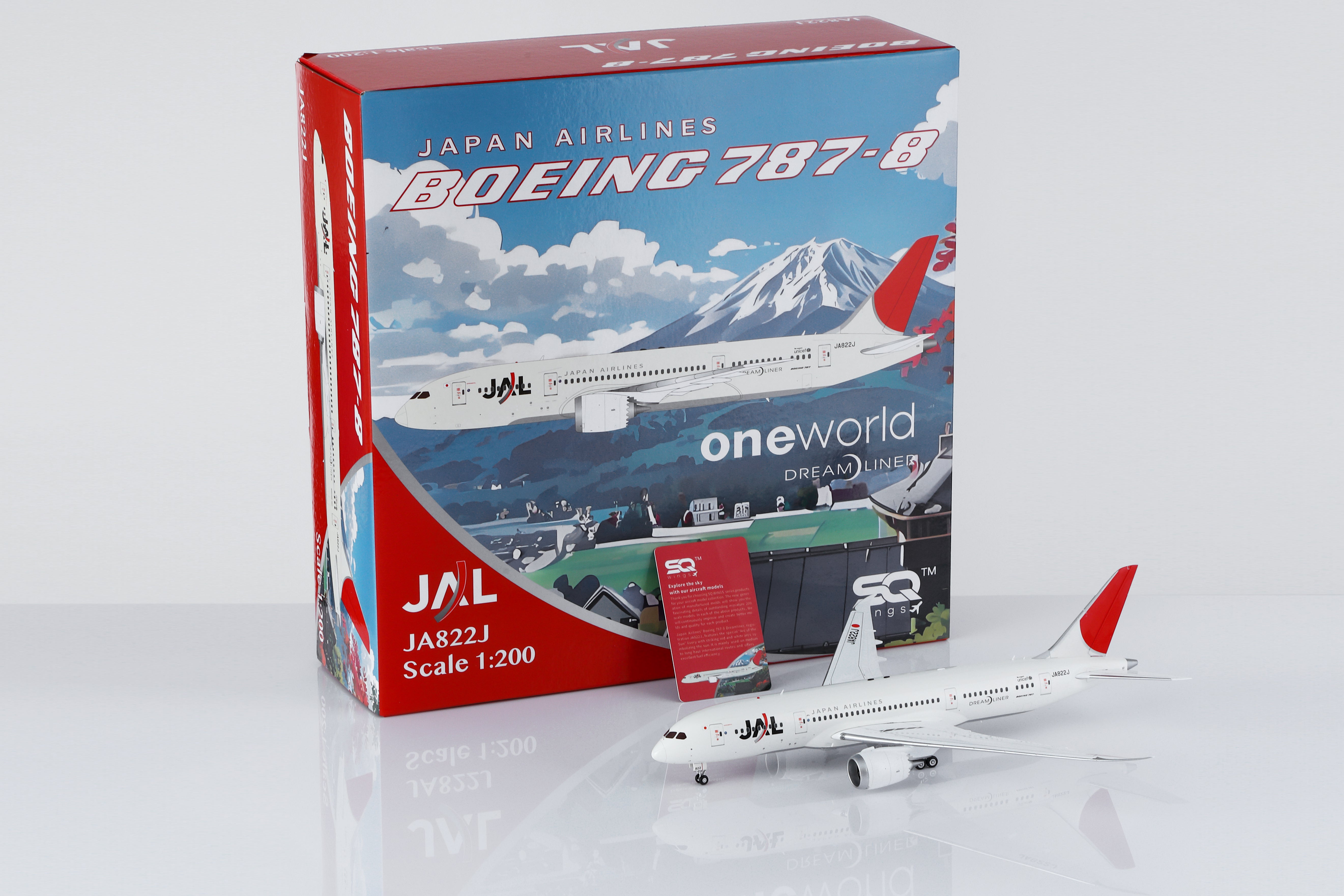 SQ Wings 1:200 JAL日本航空 B787-8 JA822J SQ Wings 1:200 JAL日本航空 B787-8 JA822J SQ Wings 1:200