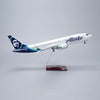 Boeing 737-800 Alaska Airlines 1:85 – 47 cm / 18.5 in – LED Lights