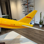 DHL Boeing 777-F Cargo 1:150 – 47 cm / 18.5 in – Premium Solid Resin Model - Thumbnail 3