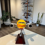 DHL Boeing 777-F Cargo 1:150 – 47 cm / 18.5 in – Premium Solid Resin Model - Thumbnail 6