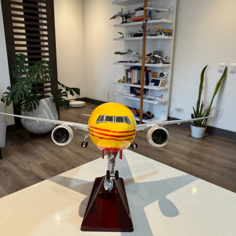 DHL Boeing 777-F Cargo 1:150 – 47 cm / 18.5 in – Premium Solid Resin Model - Image 6