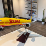 DHL Boeing 777-F Cargo 1:150 – 47 cm / 18.5 in – Premium Solid Resin Model - Thumbnail 13