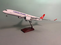 A350 Turkish- Scale 1/142 - 47CM - 18,5 in - Airplane Model