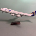 B747-400 United Airlines - Scale  1/150 - 47cm - 18.5 in - Airplane Model - Thumbnail 2
