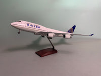 B747-400 United - Scale  1/150 - 47cm - 18.5 in - Airplane Model