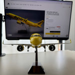 Spirit Airlines Airbus A320 "Yellow Taxi" 1:80 – 47 cm / 18.5 in – Limited Collector's Edition - Thumbnail 6