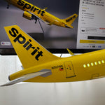 Spirit Airlines Airbus A320 "Yellow Taxi" 1:80 – 47 cm / 18.5 in – Limited Collector's Edition - Thumbnail 3