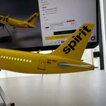 Spirit Airlines Airbus A320 "Yellow Taxi" 1:80 – 47 cm / 18.5 in – Limited Collector's Edition - Thumbnail 4