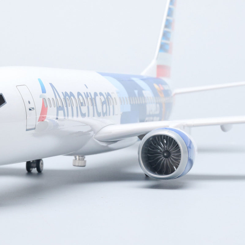 American Airlines Boeing 737-800 "FIFA World Cup 2026" – 47 cm / 18.5 in – Voice-Activated LED Display Model - Image 4