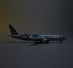 American Airlines Boeing 737-800 "FIFA World Cup 2026" – 47 cm / 18.5 in – Voice-Activated LED Display Model