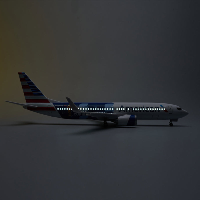 American Airlines Boeing 737-800 "FIFA World Cup 2026" – 47 cm / 18.5 in – Voice-Activated LED Display Model - Image 6