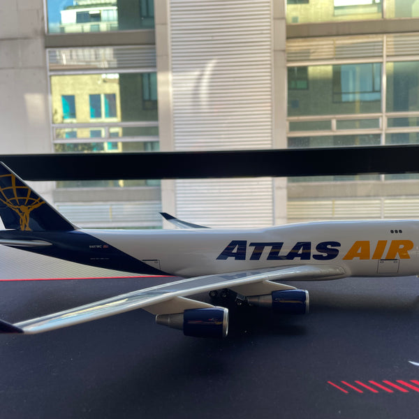 طائرة أطلس B747-400 - مقياس 1/157 - 47 سم - 18.5 بوصة - نموذج طائرة - Secondary