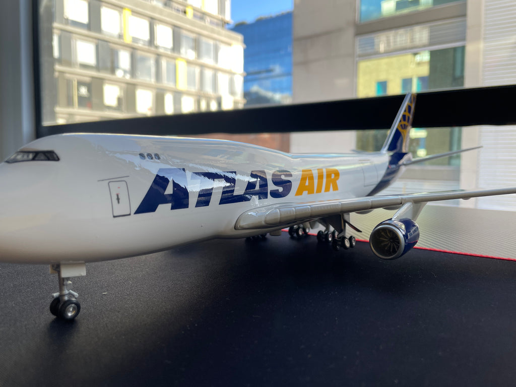 Atlas Air Boeing 747-400 Airplane Model — 1:157 Scale | 47cm / 18.5